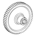 IPTO Drive Gear for Case-IH Tractor 1066 1086 1466 1468 3088 328 (68512C1)