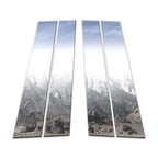 Pillar Post Covers Stainless Steel 4pc for Kia Sorento (2016–2020)