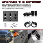 Tow License Plate, Air Valve Cap, Release Fastener for Lexus (2010-2015)