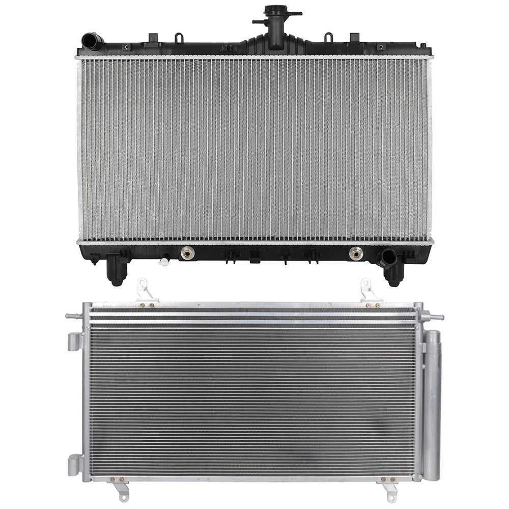 Aluminum Radiator & AC Condenser Cooling Kit for Chevrolet Camaro (2012–2015)