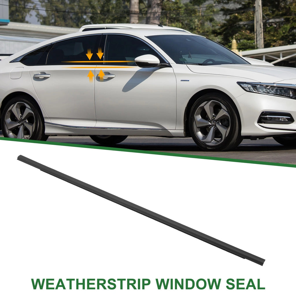 1pc Front Left Weatherstrip Window Seal No. 72450TVAA01 for Honda Accord (2018–2021)