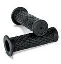 Rubber Diamondback Grips 7/8 in - Black for Motorcycles (Street)