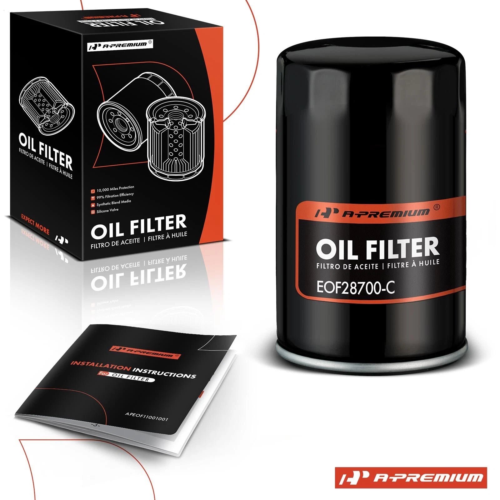 Engine Oil Filter for Volkswagen Jetta (1980–2005, 2011–2015) BMW 325i