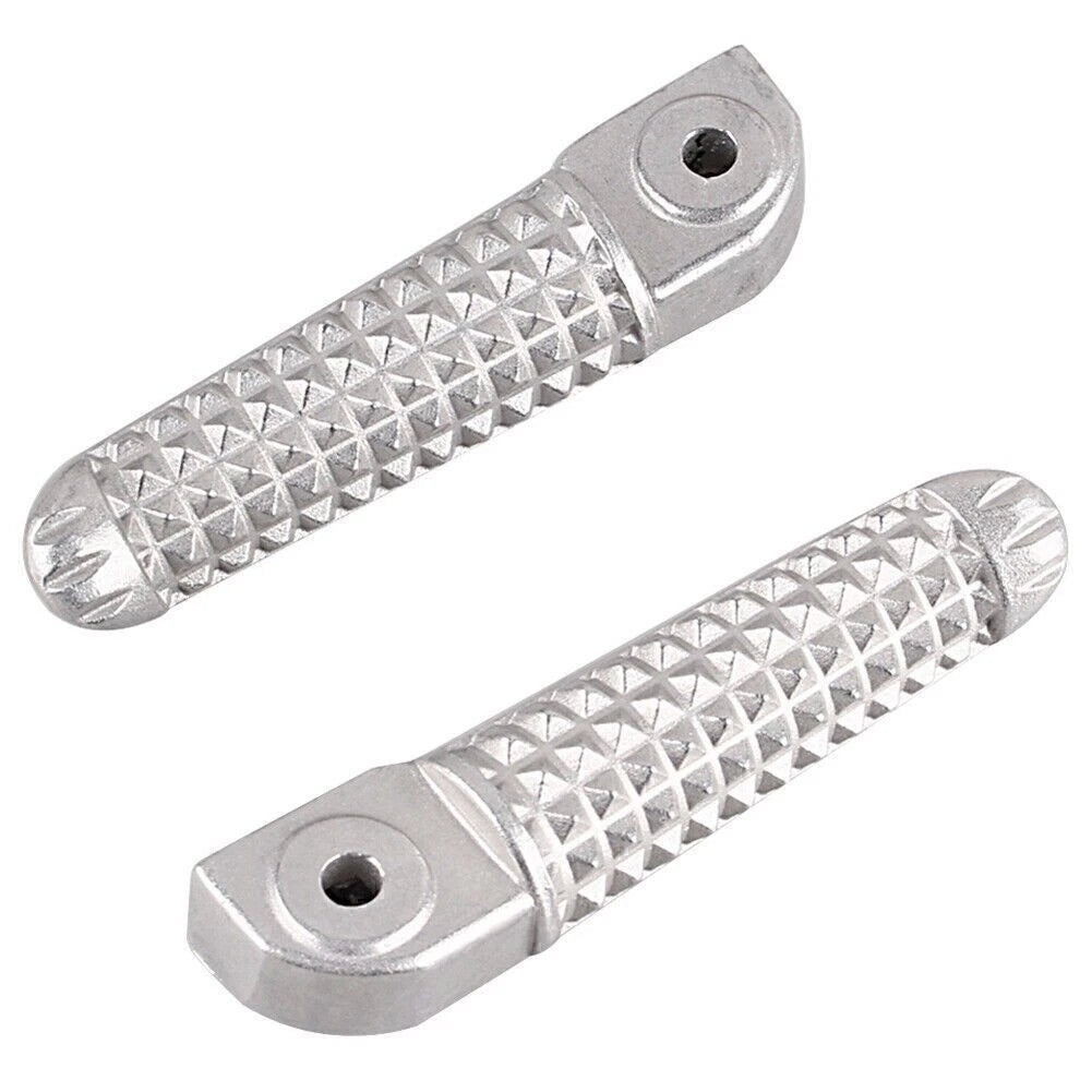 Set of 2 Rear Foot Pegs for Yamaha YZF R6 (2003–2011) Silver