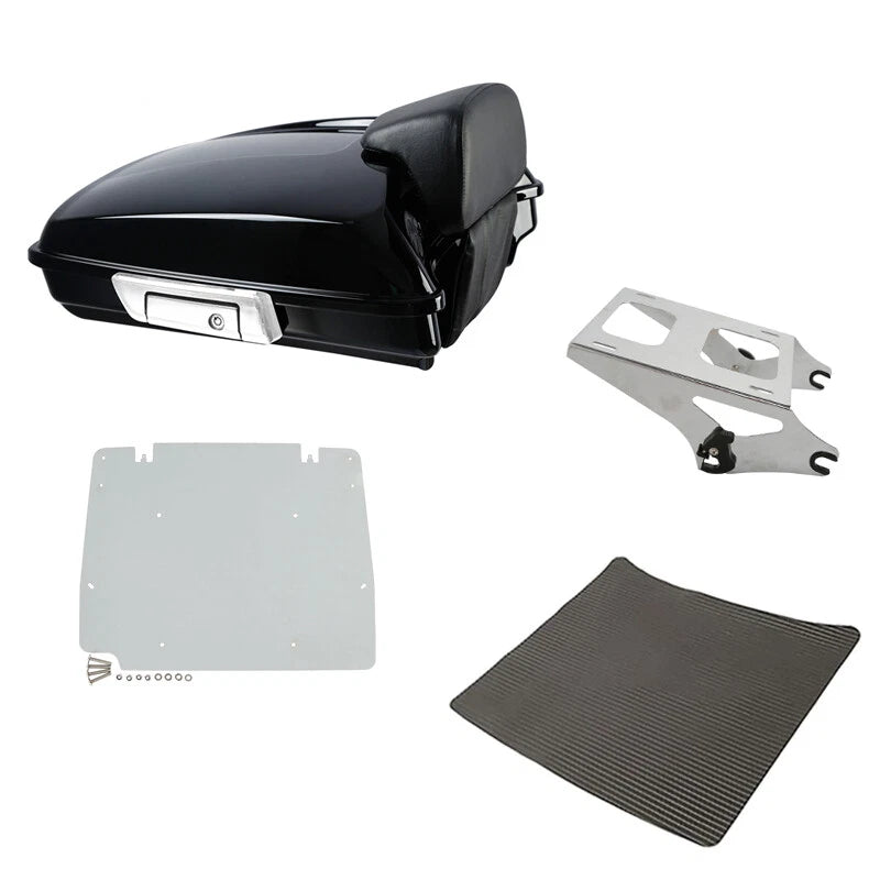 5.5" Trunk Backrest Mount Rack for Harley Street Road Glide (2014–2026)