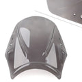 Universal Motorcycle Windshield Deflector Screen - Grey