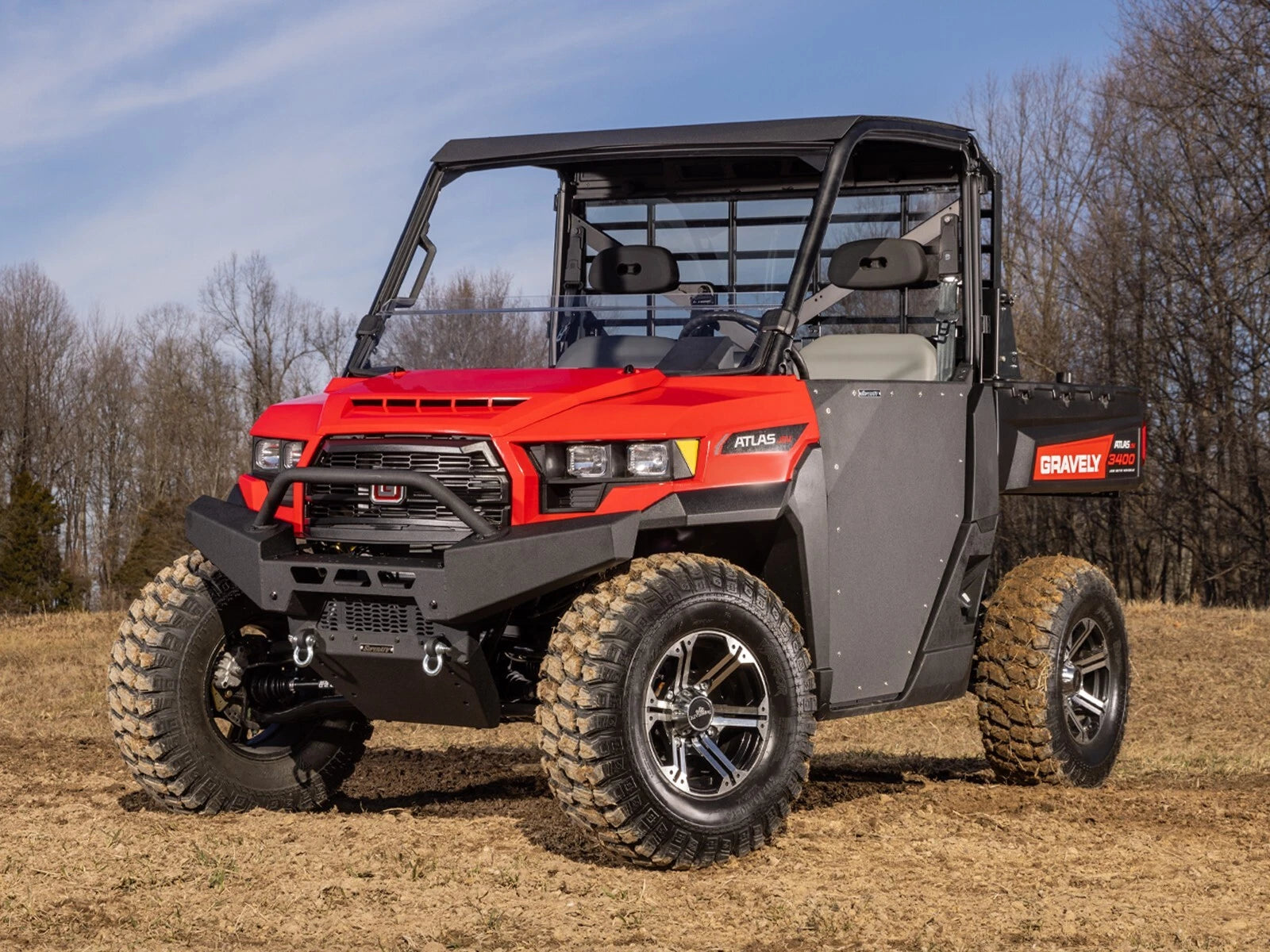 SuperATV 2" Forward Offset High-Clearance A-Arms for Gravely Atlas JSV (2023+)