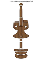 EVA Foam Faux Teak Deck Floor Mat for Cobalt 250 (2005)