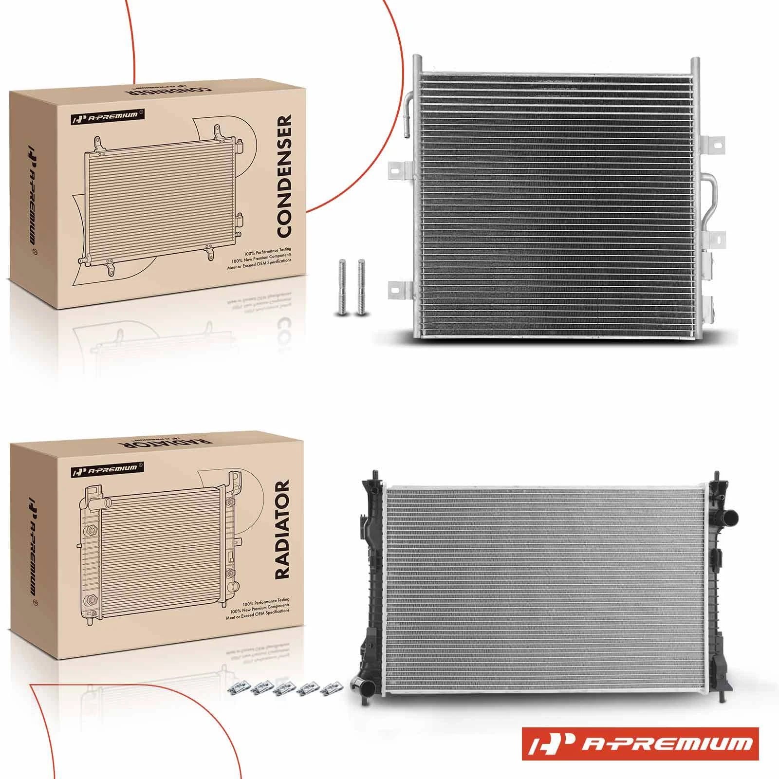2X Radiator & AC Condenser Cooling Kit for Ford Taurus (2015–2019)