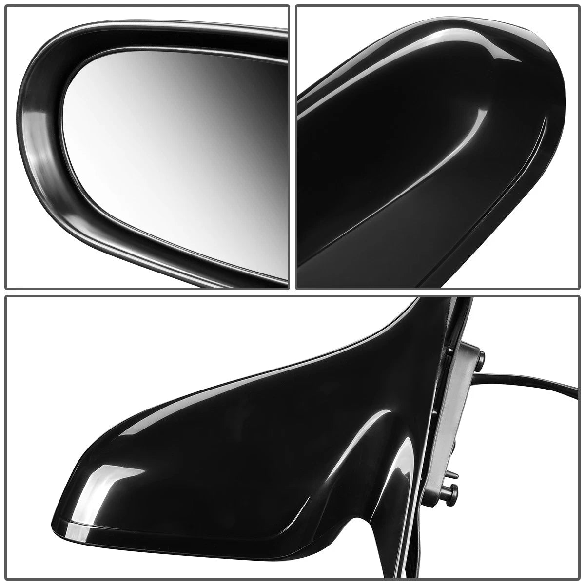 Powered Side Rear View Door Mirror Left for Mazda 626 (1998–1999) MA1320124