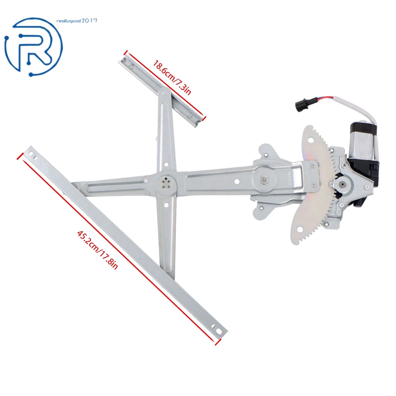 Front Left Power Window Regulator with Motor for Chevy Colorado GMC Canyon (2004-2012)