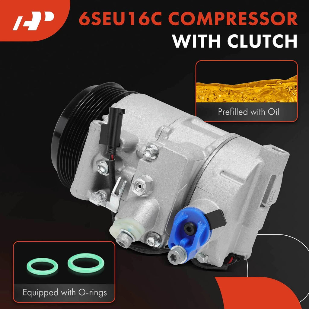 A/C Compressor with Clutch for Mercedes-Benz E550 (2010-2011)