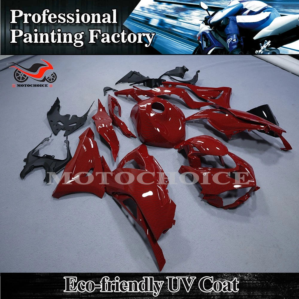 Red Carbon Fiber Fairing Kit for Kawasaki Ninja ZX6R (2024)