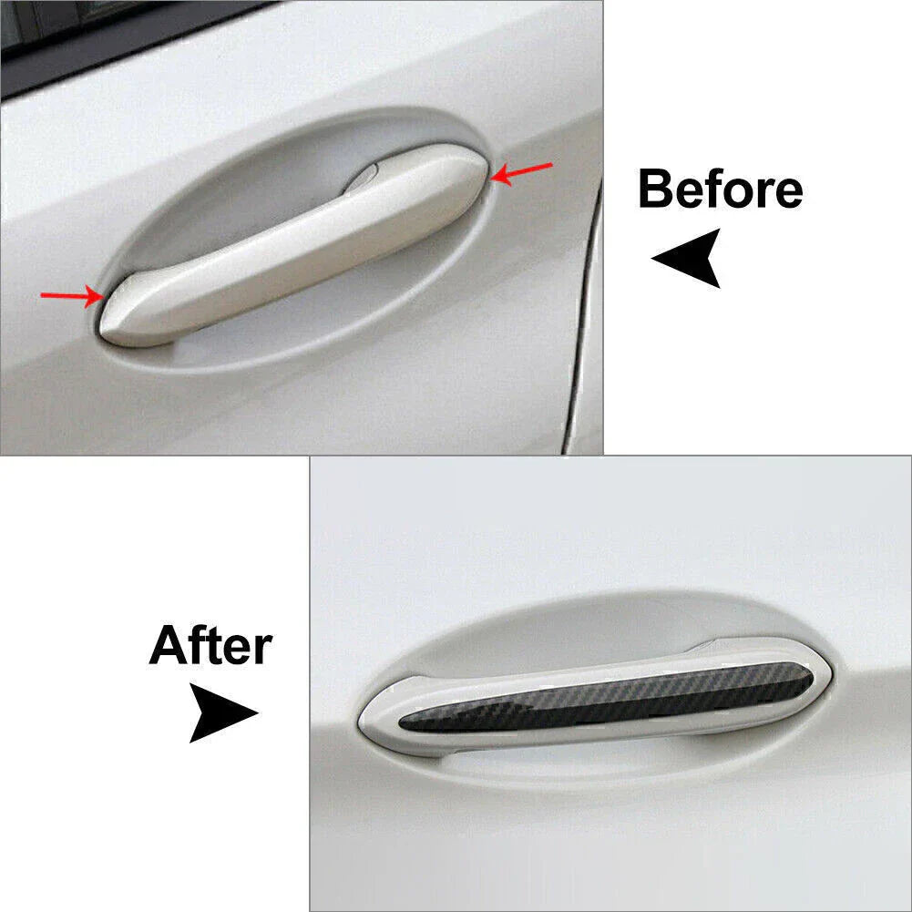 4 x Car Outer Door Handle Trim Strips for BMW 3 Series G20 G28 (2020)