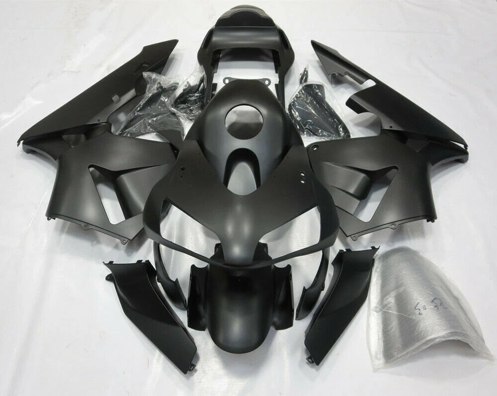 Matte Black Fairing Kit for Honda CBR600RR (2003–2004)