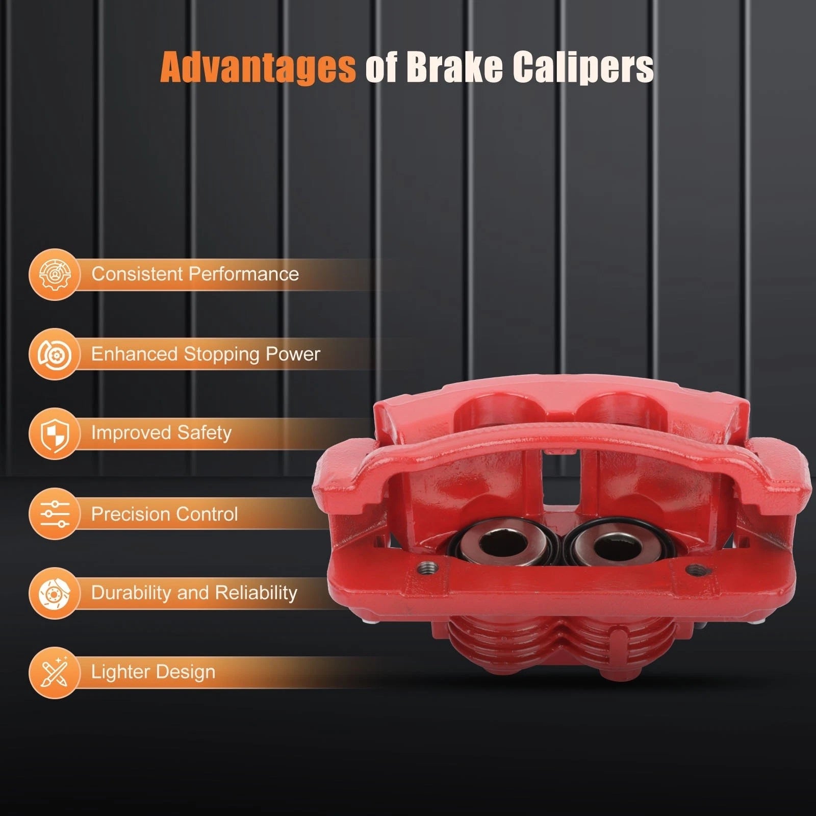 Front Right Brake Caliper with Bracket for Ford Mustang (1999-2002)