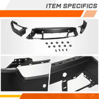Front Bumper Face Bar for Ford F-150 (2021–2023) w/Park Sensor & Fog Light Holes