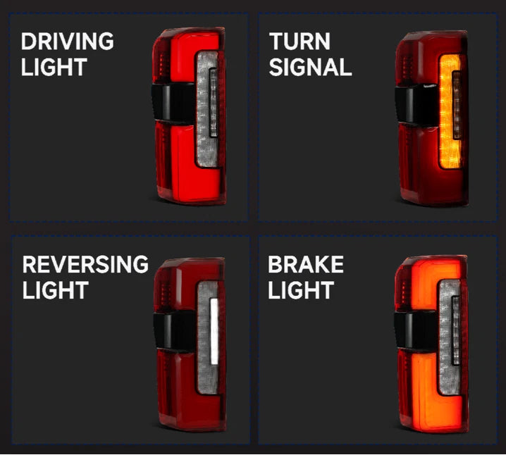 LED Tail Light for Ford F-250 F-350 F-450 Super Duty (2023–2026) W/BLIS Left Driver