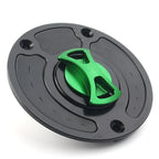 Aluminum Keyless Fuel Gas Tank Cap Cover for Kawasaki ZX10R ZX9R (2004-2023)