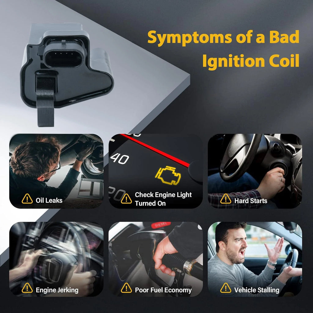 Set of 8 Ignition Coils UF271 12558693 for Chevy GMC 4.8L 5.3L 6.0L (2000–2023)