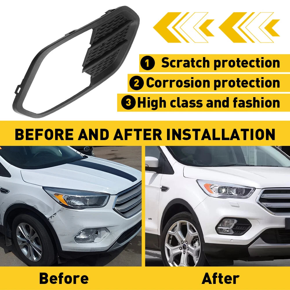 Right Side Fog Light Bezel for Ford Escape (2017-2019)