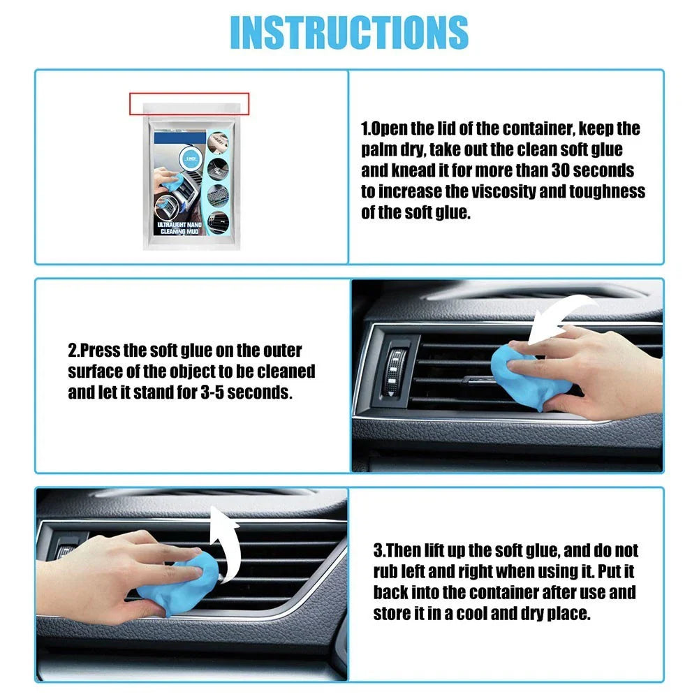 Blue Clay Bar for Car Clean Revitalize Appearance