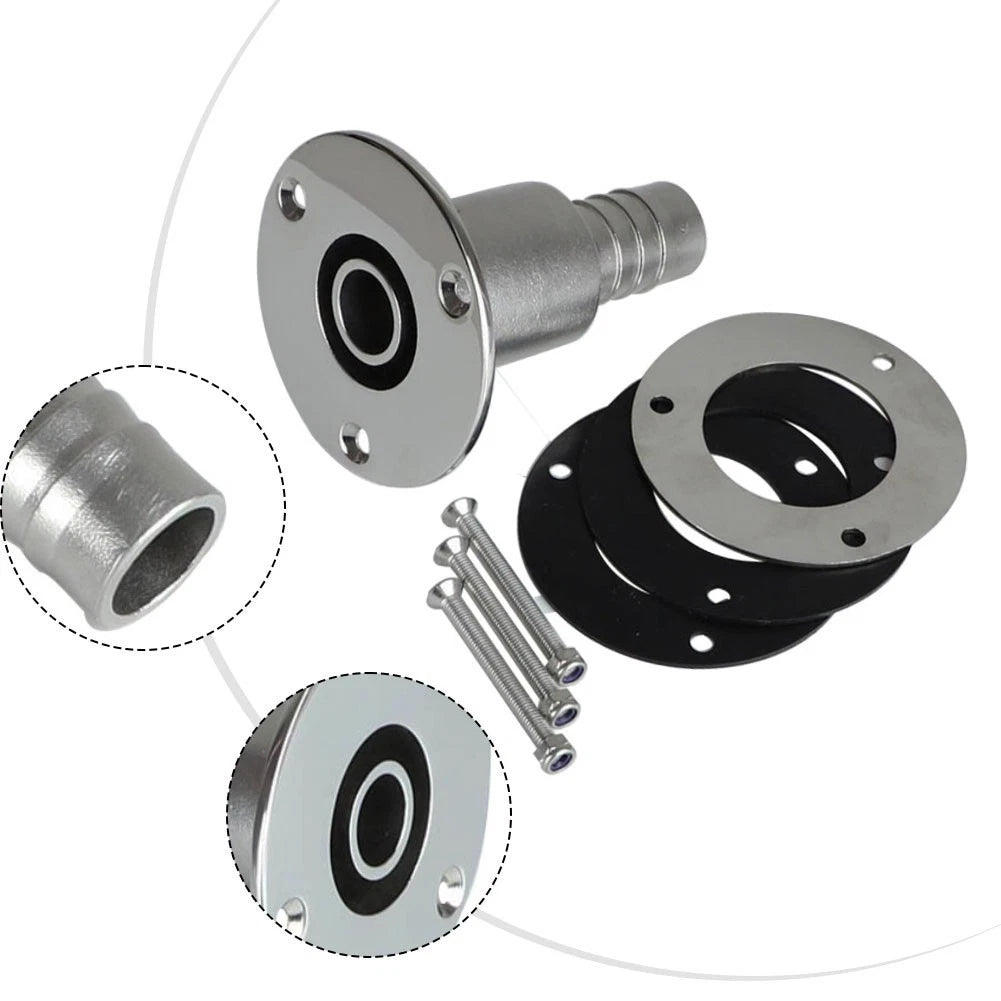 Stainless Steel 316 Exhaust Hose Connector for Marine (Heater Venting)