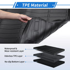 Rear Trunk Mat for Toyota 4Runner (2013–2025) TPE Cargo Liner
