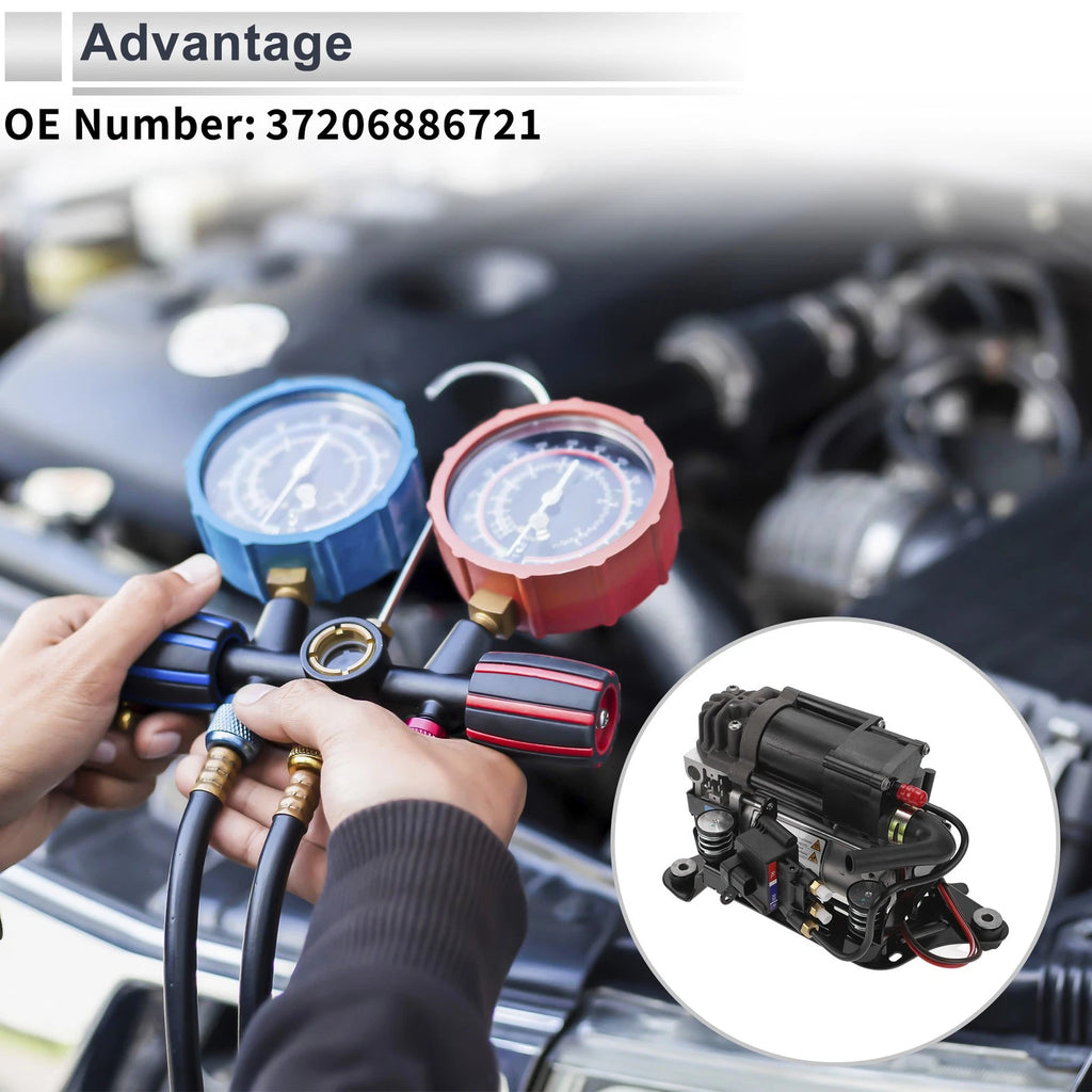 Air Suspension Compressor for BMW 640i xDrive Gran Turismo (2018–2023) No.37206886721