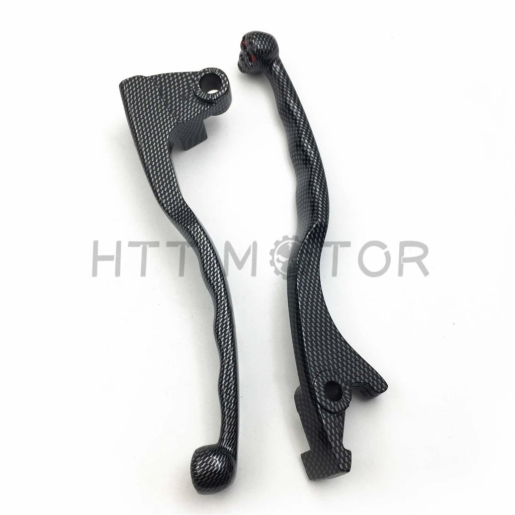 Skull Carbon Levers for Suzuki Intruder Volusia Marauder 800 Boulevard C50 M50
