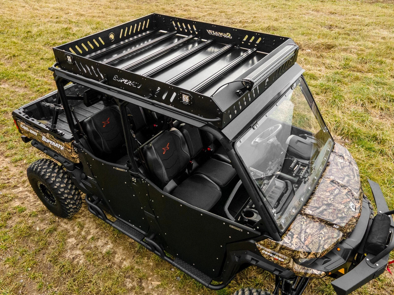 Roof Rack for Can-Am Defender Max (2017–2023) with Cube Lights