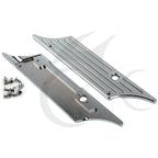 Black/Chrome Hard Saddlebags Latch Cover for Harley Touring Road Glide (1993–2013)