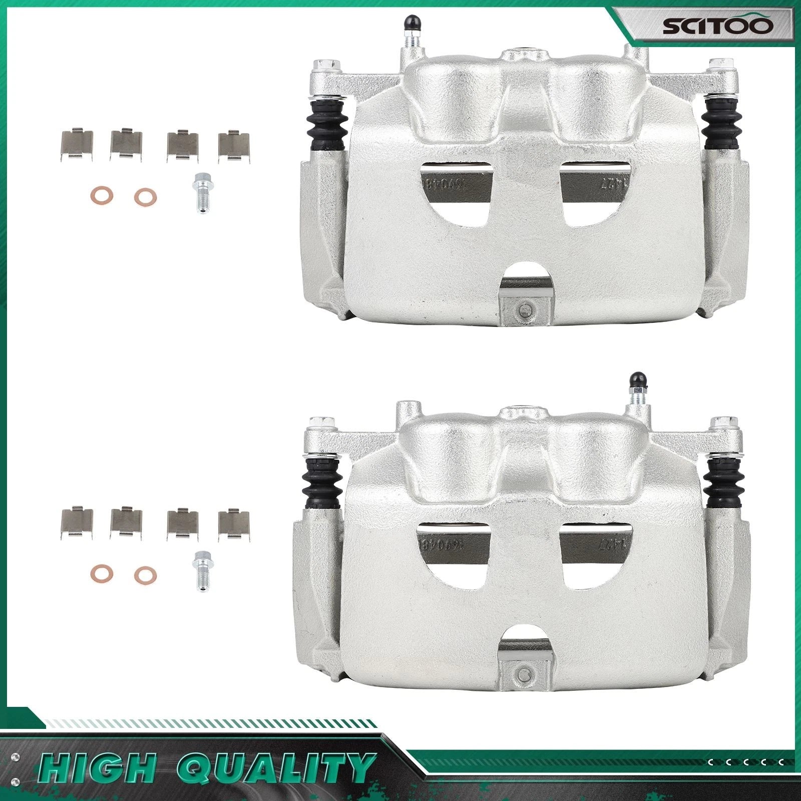 2X Brake Calipers w/ Bracket for Ford F-150 (2012–2016)