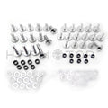 Silver Round Steel Fairing Bolts Kit for Suzuki GSXR750 (2000–2003) GSXR1000 (2001–2002)