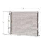 Replacement A/C Condenser for Dual A/C System for Ford F Series (2015–2020)
