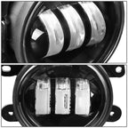 Pair LED Projector Fog Light Lamps for Jeep Wrangler (2007–2017) & Dodge Charger (2011–2014)