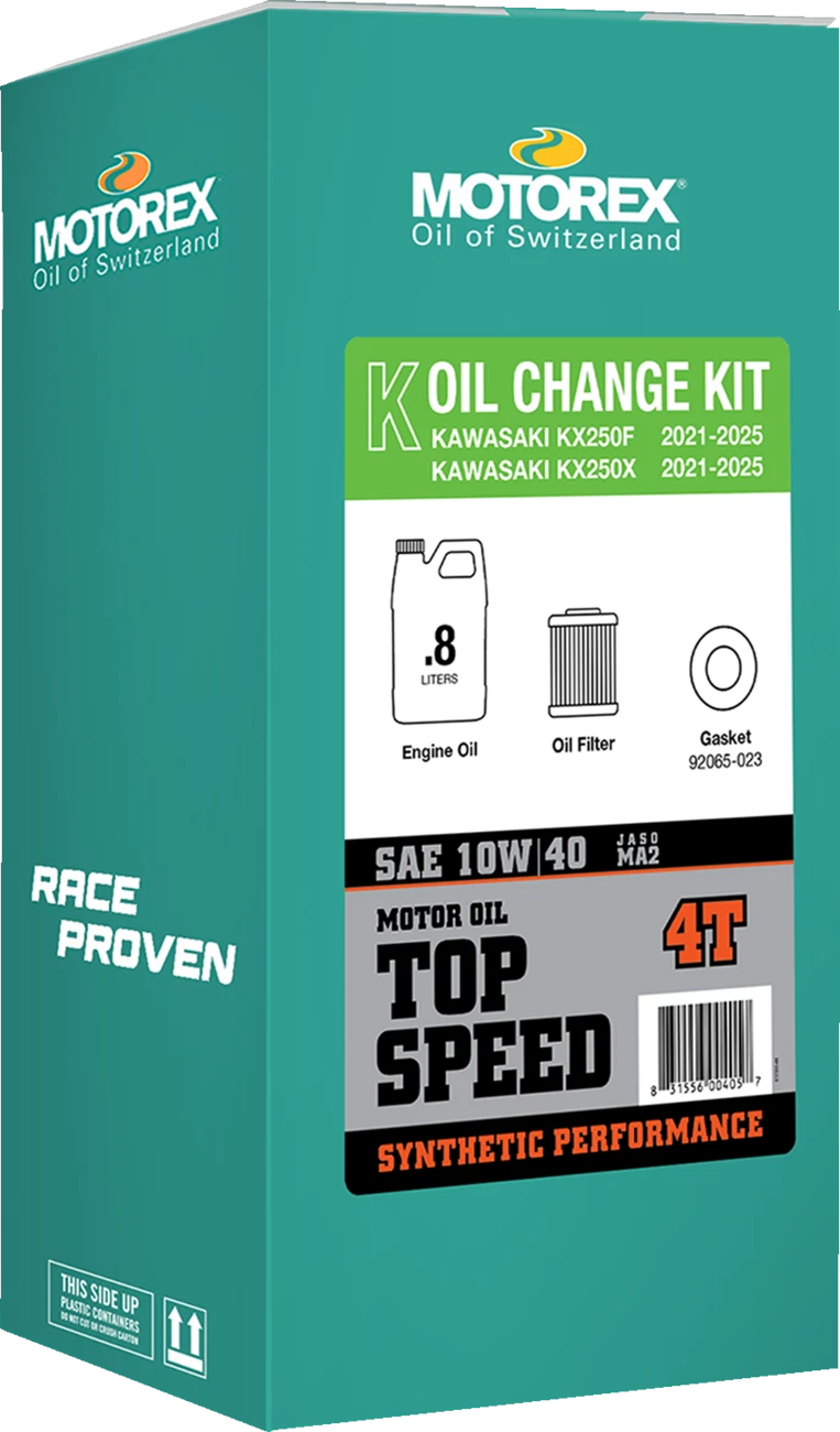 Oil Change Kit for Kawasaki KX 250 (10W-40, 311247)
