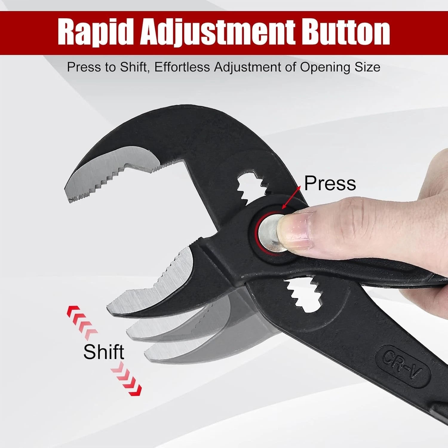 3Pcs Water Pump Pliers Set for (7", 10", 12")