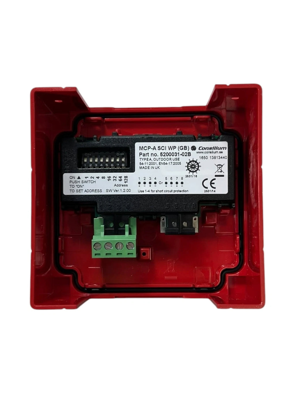 MCP Manual Call Point for Salwico Fire Alarm Systems (5200031-02B)