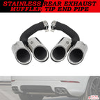 Stainless Exhaust Muffler Tip End Pipe for Porsche Cayenne (2018–2024)