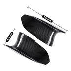 Carbon Fiber M3 Style Side Mirror Cover Caps for Infiniti Q50 (2014–2018)