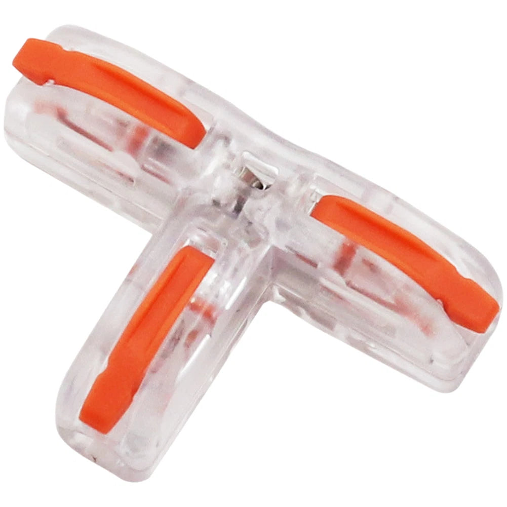 T Type Wire Splice Connector for Safety Wiring (Flame Retardant PC Housing)