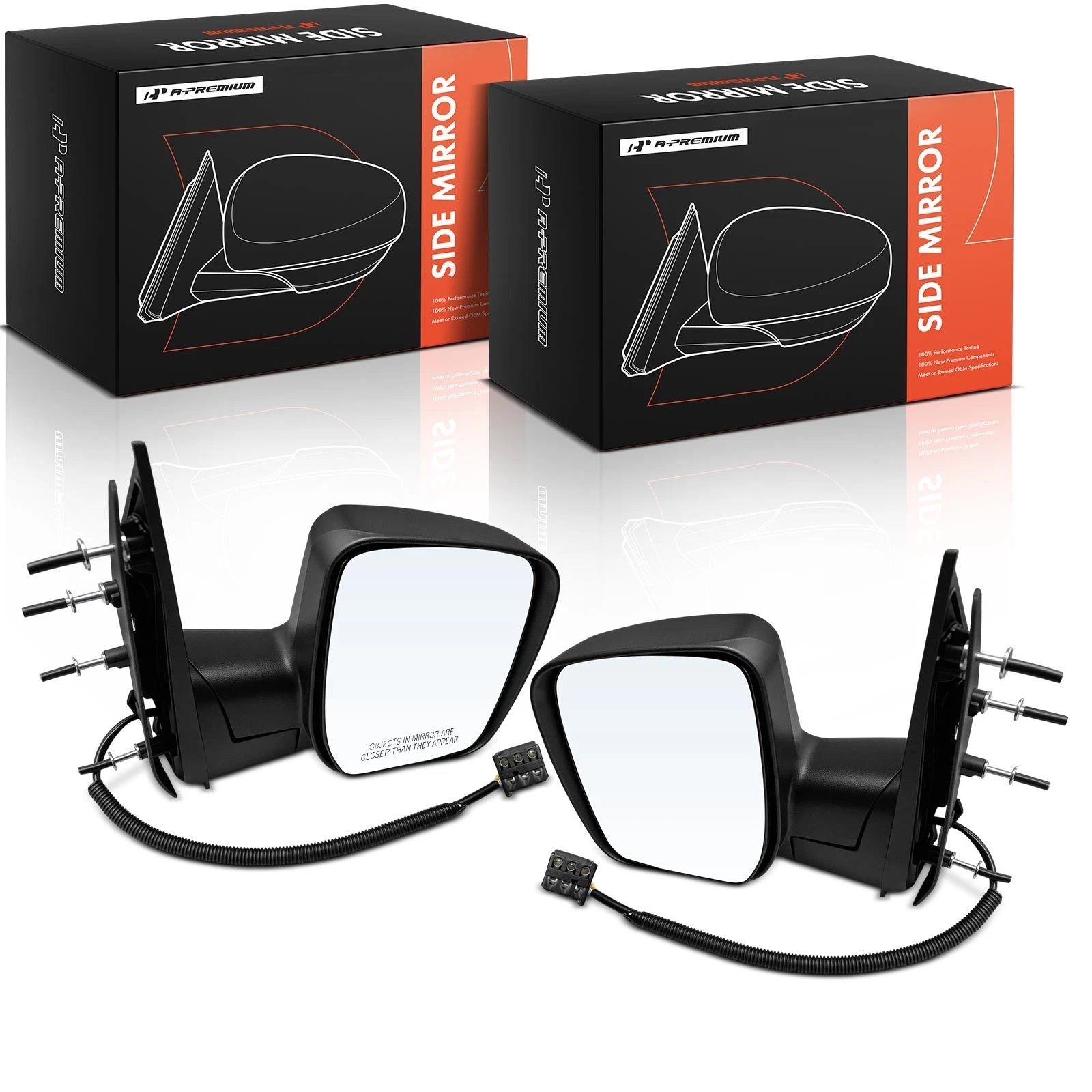 Pair Power Mirrors for Ford E-150 E-250 E-350 Super Duty 