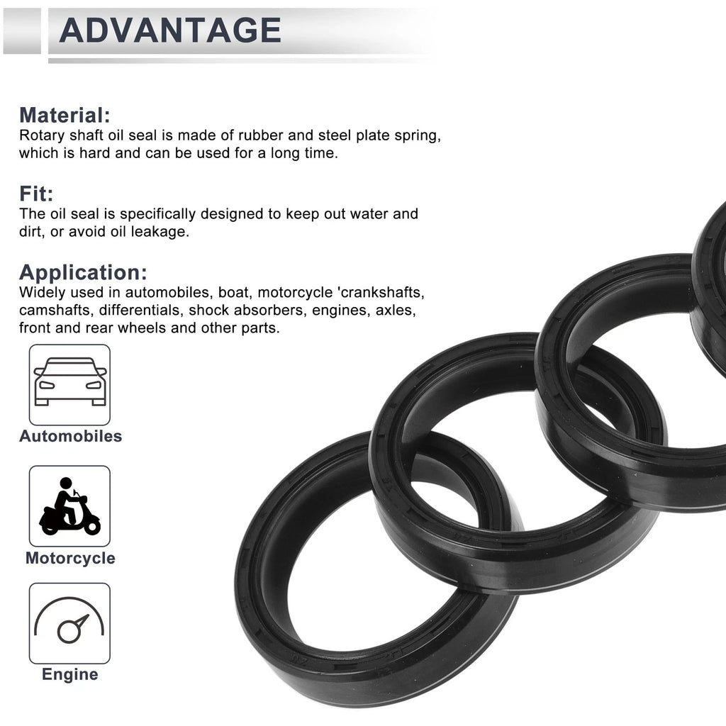 Set of 5 Oil Seal Rotary Shaft Seal TC Ring Nitrile Rubber 28x35x8mm