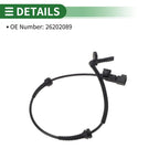 ABS Wheel Speed Sensor No.26202089 for Buick Cavalier (2017–2021) Rear Left