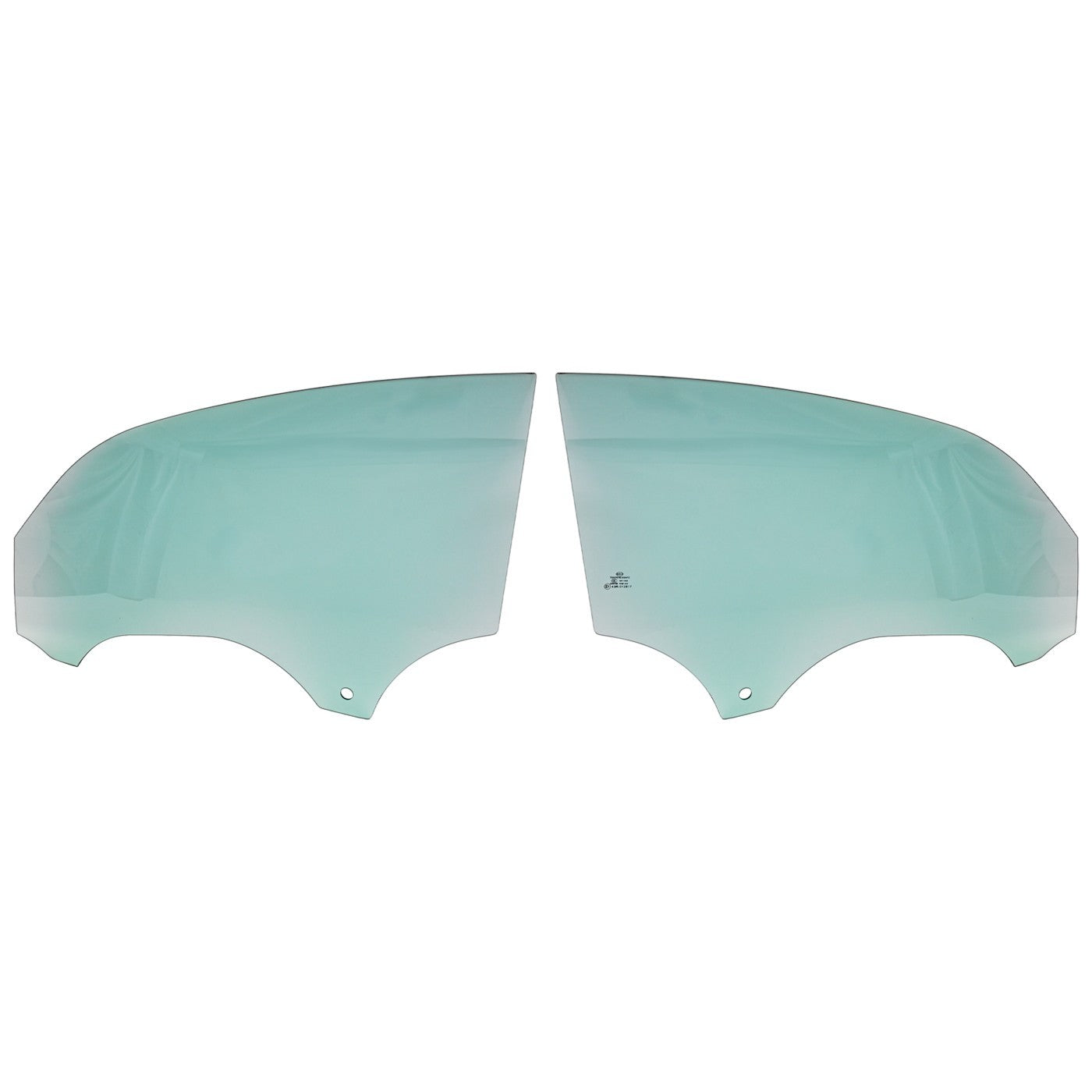 Set of 2 Front Door Glasses for VW