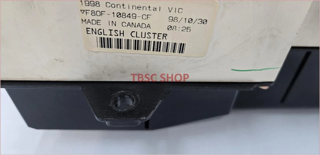 Instrument Cluster for Continental (1998–2002) F8OF-10849-CF
