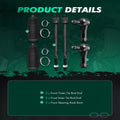 Set of 2 Front Outer Inner Tie Rod Ends for Chevrolet Cobalt, HHR (2005–2010)