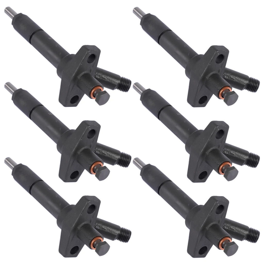 Set of 6 Fuel Injectors for Toyota Forklift (8F, 7F, 13Z, 2Z)