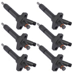 Set of 6 Fuel Injectors for Toyota Forklift (8F, 7F, 13Z, 2Z)